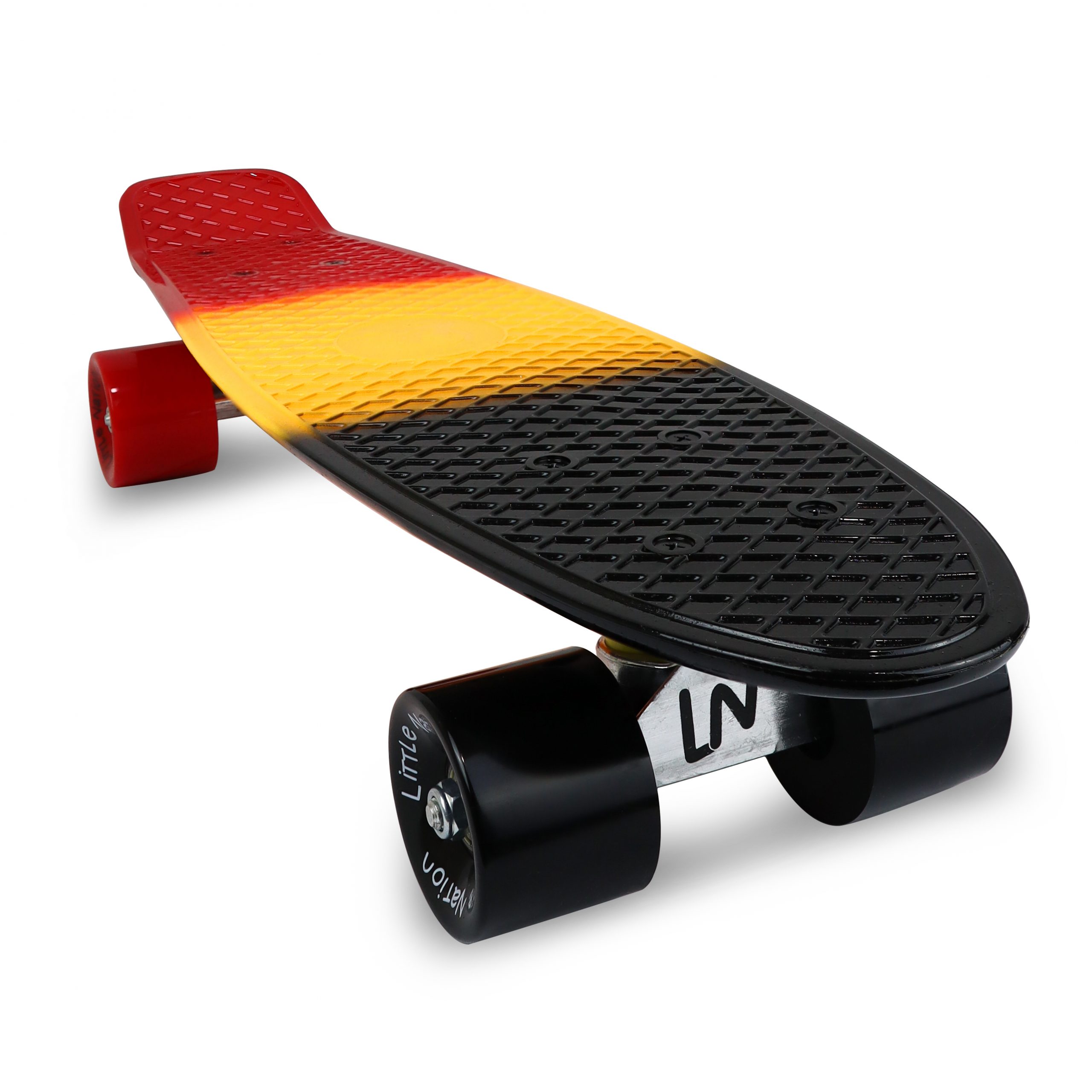 Mini Cruiser Skateboard Black/Yellow/Red – Nation | Kids Toys, Accessories, Trampolines, Electronics | Nation