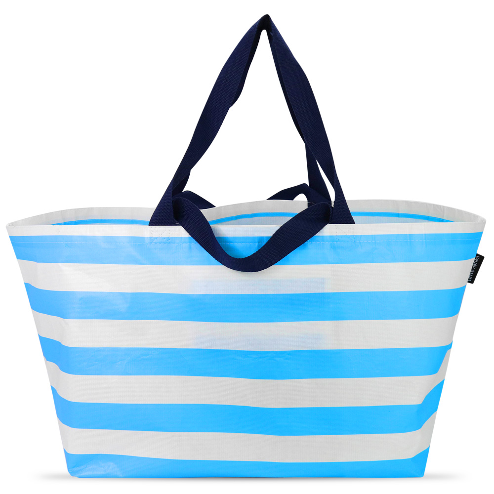 Light Blue Stripes Oversize Tote Bag – Little Nation | Kids Toys ...