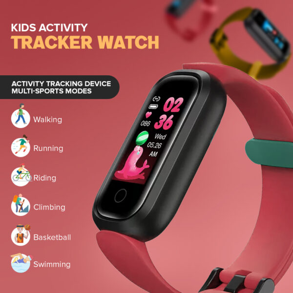 Kids Activity Tracker Watch Pink – Little Nation | Kids Toys, School ...